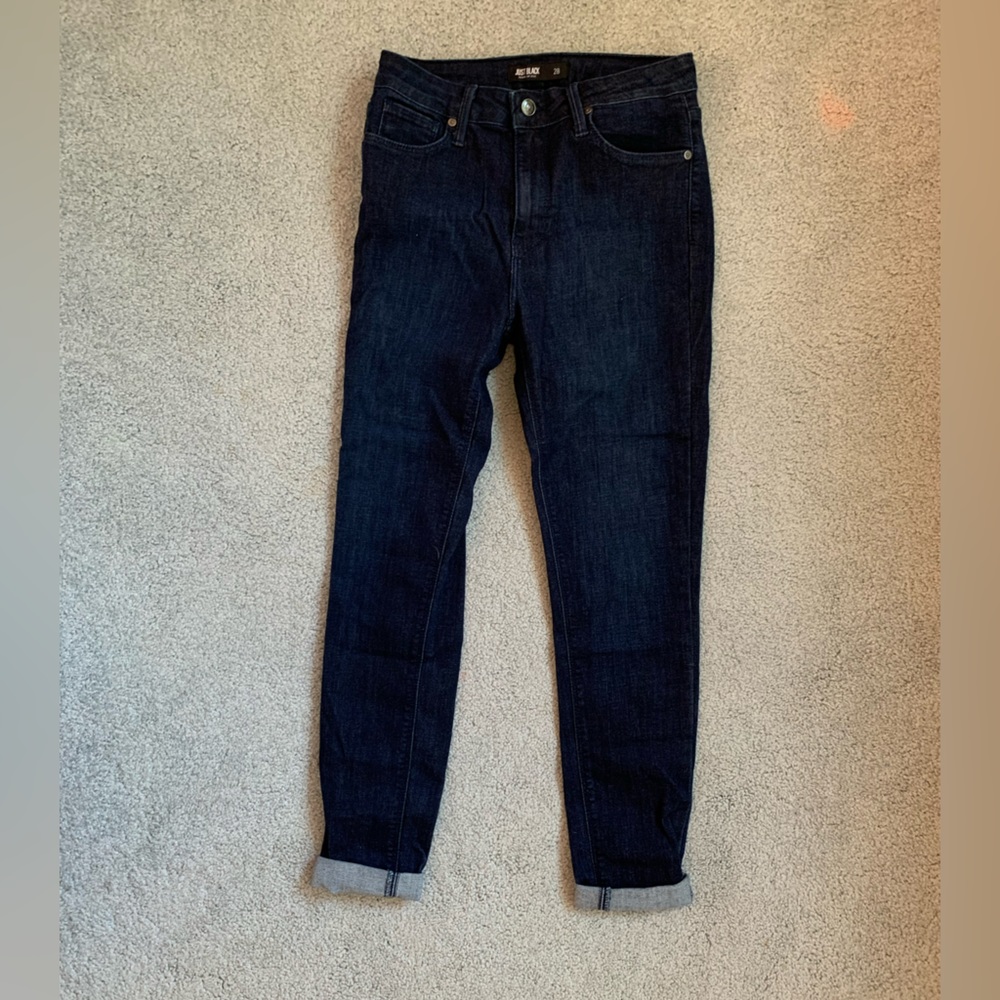 Just Black Dark Wash Jeans - Size 28